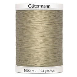 Filo per cucire Gutermann colore 464 Beige Medio spola da 1000m
