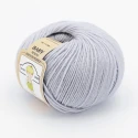 Pura Lana vergine Baby gomitolo 50gr. grigio perla - Silke by Arvier