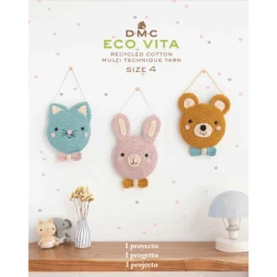 DMC Eco Vita 4 crochet pattern leaflet for kids’ rooms