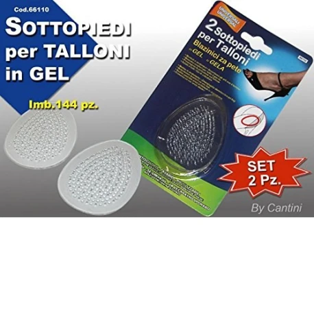 2 Anti-slip gel heel pads