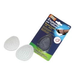 2 Anti-slip gel heel pads