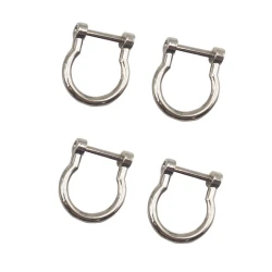 Ganci ad anello con vite per i manici delle borse 2
