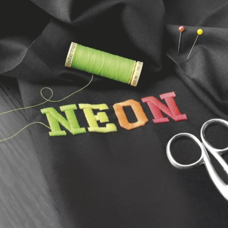 Gutermann NEON fluorescent sewing thread set 7 spools 100m