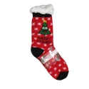 Christmas fir anti-slip socks smiling