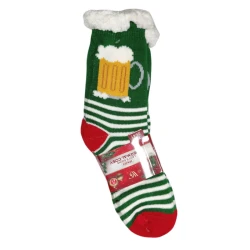 Christmas beer mug sock