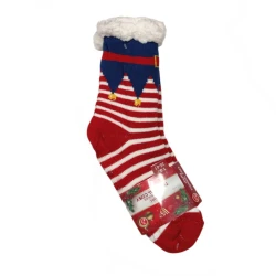 Calzino antiscivolo Natale cappello da elfo