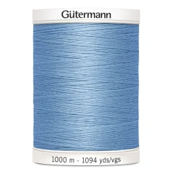 Gutermann thread 143 Sky Blue 1000m spool