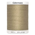 Filo per cucire Gutermann colore 215 Beige Caffelatte spola da 1000m