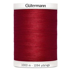 Filo per cucire Gutermann colore 46 Rosso Sangria spola da 1000m
