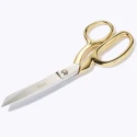 Forbice da sarto e tagliatore con manico in Oro e lame in acciaio 8” - 20cm Gold Edition - 610565 Prym