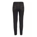 Winter fleece jeggings with denim jeans effect