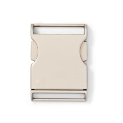 Fibbia a incastro in metallo per cinture 30 mm colore argento - 416295 Prym