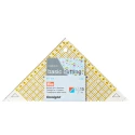 Regolo Omnigrid squadra a triangolo per realizzare mezzi quadrati nel Patchwork 15cm - 611314 Prym