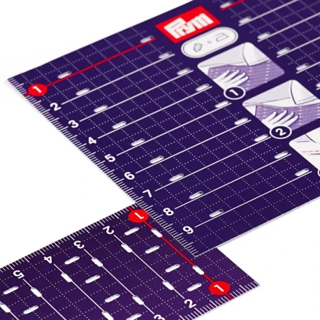 Universal ironing rulers help in preparing sewing lines - 611937Prym