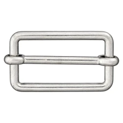 Fibbia regolabile 30mm in metallo dorato e argentato per cinghie e tracolle - 0055394 Prym 2