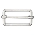 Fibbia regolabile 30mm in metallo argentato per cinghie e tracolle - 0055394 Prym