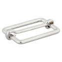 30mm adjustable buckle in silver metal for straps and shoulder straps - 0055394 Prym