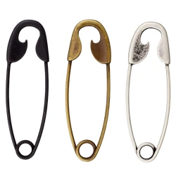 95mm antique-effect vintage metal kilt pins - 0058916 Prym