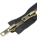 Metal zip 100cm double slider divisible (Zip)
