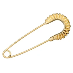 75mm kilt pins in polished gold and silver metal - 0500883 Prym 2