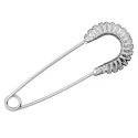 75mm kilt pins in polished gold and silver metal - 0500883 Prym