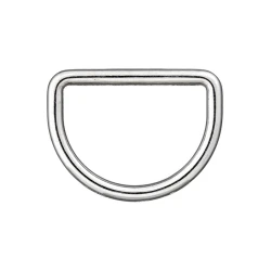 Fibbia a mezzaluna per ganci e borse, anello semicircolare dorato o argentato - Prym 2