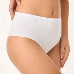 Slip mutanda donna a fianco alto NATURAL EFFECT in microfibra Nerino G. - Golden Lady 2