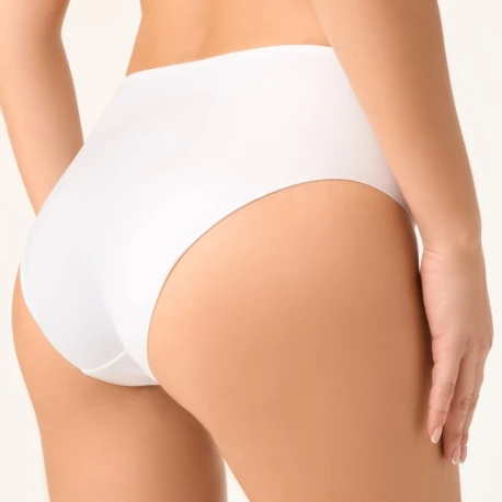 Slip mutanda donna a fianco alto NATURAL EFFECT in microfibra Nerino G. - Golden Lady