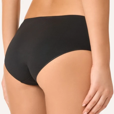 Slip mutanda donna a fianco basso NATURAL EFFECT in microfibra Nerino G. - Golden Lady