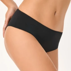 Slip mutanda donna a fianco basso NATURAL EFFECT in microfibra Nerino G. - Golden Lady 2
