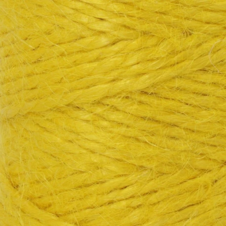 Juta Naturale filato per borse e accessori in rocchetta da 100gr. colore giallo - Mondial Lane
