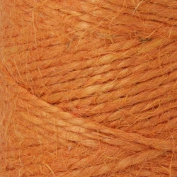Juta Naturale filato per borse e accessori in rocchetta da 100gr. colore arancione - Mondial Lane 2
