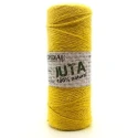 Juta Naturale filato per borse e accessori in rocchetta da 100gr. colore giallo - Mondial Lane