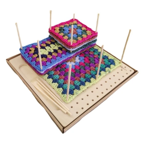 Tavola tendi lavoro all'uncinetto per mattonelle e piastrelle granny square - 2519015 Milward
