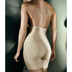 High-waisted Dermo Dry girdle with knee-highs shapes and slims - 530GiosUnderwear 2