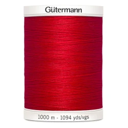 Filo per cucire Gutermann colore 365 Rosso Fragola spola da 1000m