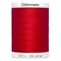 Filo per cucire Gutermann colore 365 Rosso Fragola spola da 1000m