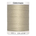 Filo per cucire Gutermann colore 722 Beige Trench spola da 1000m