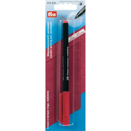 Marker pennarello nero marcabiancheria resistente ai lavaggi fino a 95° - 611803 Prym
