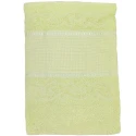 Set di asciugamani 1+1 con tela Aida da ricamare a punto croce in 100% spugna di cotone giallo