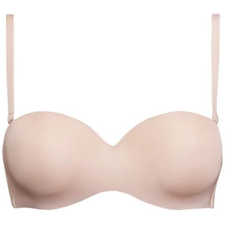 Reggiseno a fascia leggermente imbottito con ferretto invisibile e spalline removibili - 1580 Sì è Lei Intimo