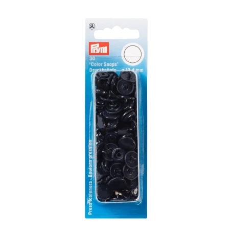 Bottoni automatici a pressione in plastica Prym Color Snaps Blu scuro - 393102 Prym