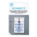 Schmetz-twin needle for stretch knit fabric for 2.5 mm double seams for sewing machines