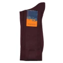 Calza lunga uomo in puro cotone filo di scozia rasato e traspirante - 840/l Calzificio Bagnato