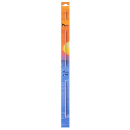 Uncinetto Tunisino doppia punta (punto tunisi) lungo 35cm - Pony