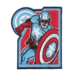 Captain America Marvel Avengers iron-on embroidered patch