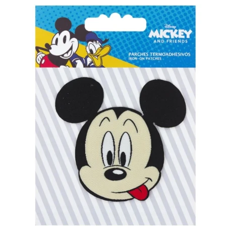 Topolino Disney© applicazione patch ricamata e termoadesiva