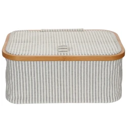 Cesto porta lavoro cucito e maglieria in tela e bambù pieghevole - 612682 Prym 2