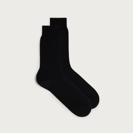 Calza corta uomo in puro cotone filo di scozia rasato e traspirante - 840/C Calzificio Bagnato