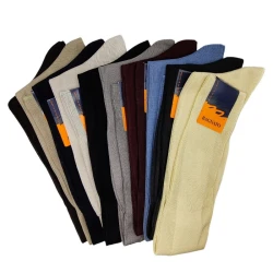 Calza corta uomo in puro cotone filo di scozia rasato e traspirante - 840/C Calzificio Bagnato